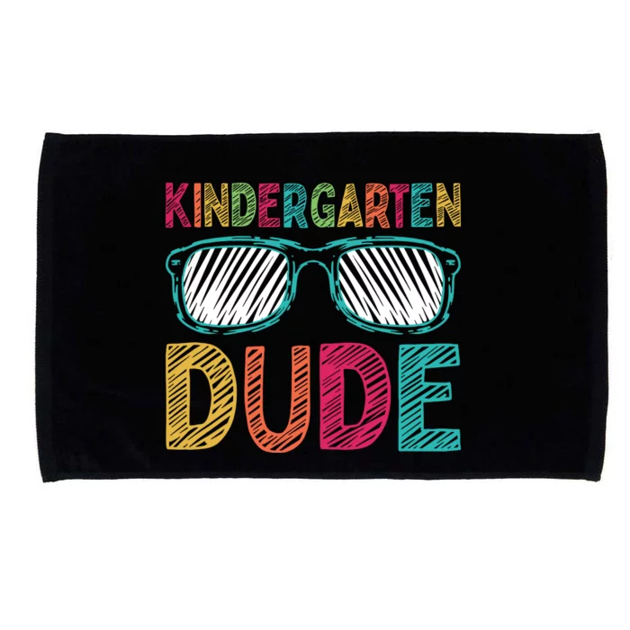 Kindergarten Dude Funny First Day Back To School Student Microfiber Hand Towel