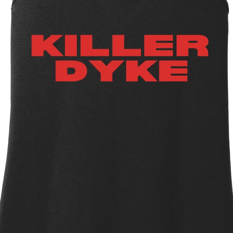 Killer Dyke Funny Lesbian Bisexual Pride Ladies Essential Tank