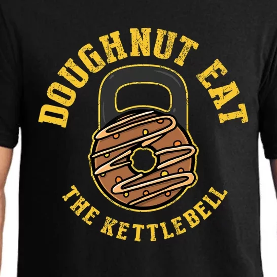 Kettlebell Donut, Funny Gym Workout, Fitness Pajama Set