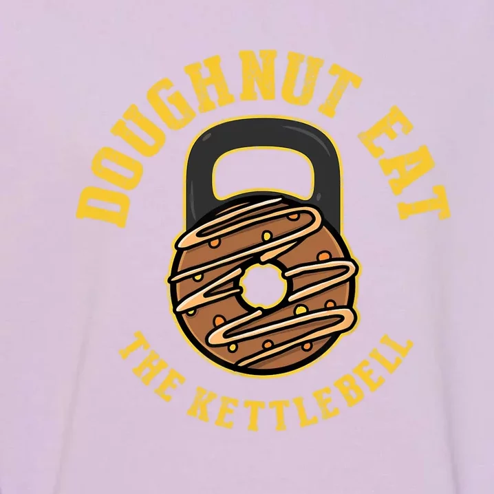 Kettlebell Donut, Funny Gym Workout, Fitness Garment-Dyed Sweatshirt