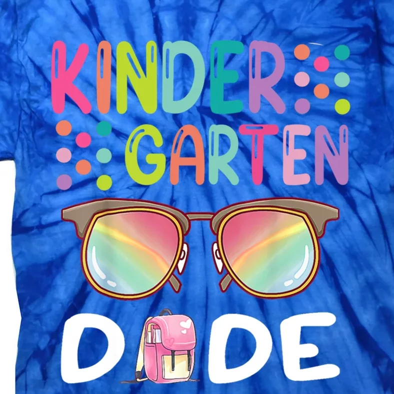 Kindergarten Dude Happy Back To School Teacher Student Gift Tie-Dye T-Shirt