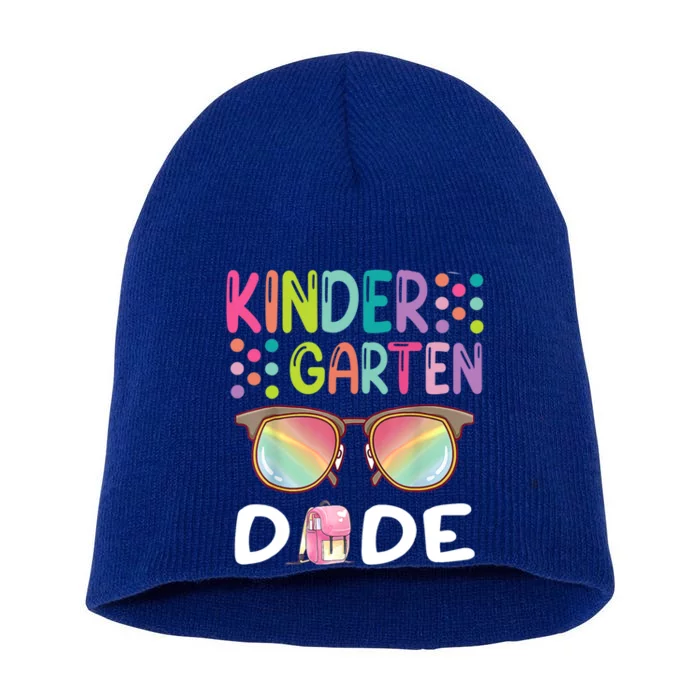 Kindergarten Dude Happy Back To School Teacher Student Gift Short Acrylic Beanie