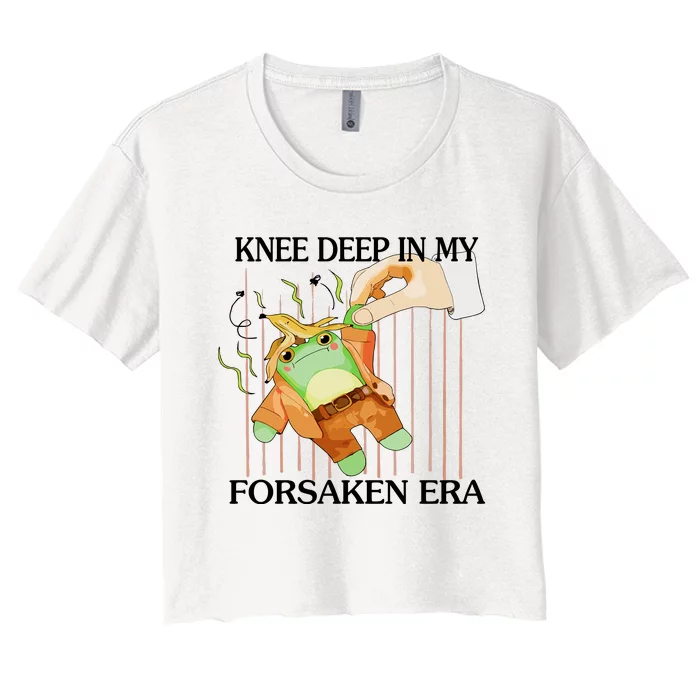 Knee Deep In My Forsaken Era Women's Crop Top Tee