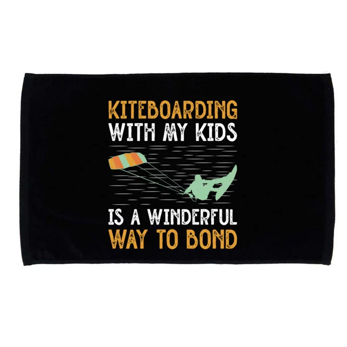 Kiteboarding Dad Kite Surfers Kite Boarders Gift Microfiber Hand Towel