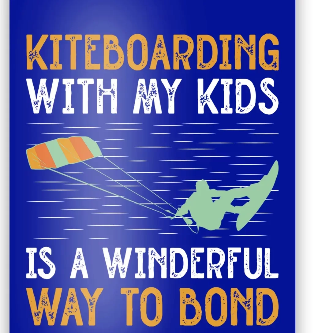 Kiteboarding Dad Kite Surfers Kite Boarders Gift Poster