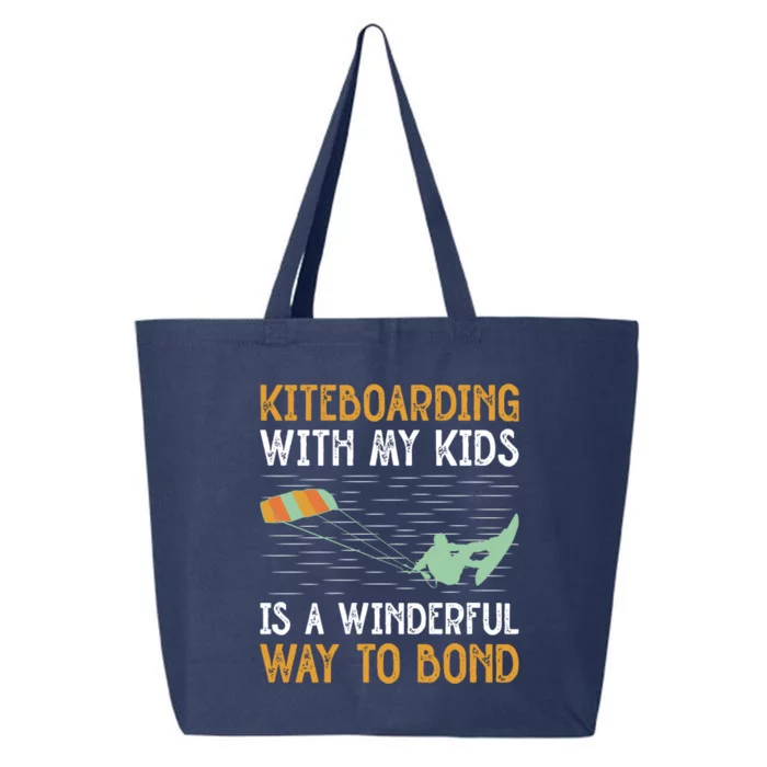 Kiteboarding Dad Kite Surfers Kite Boarders Gift 25L Jumbo Tote