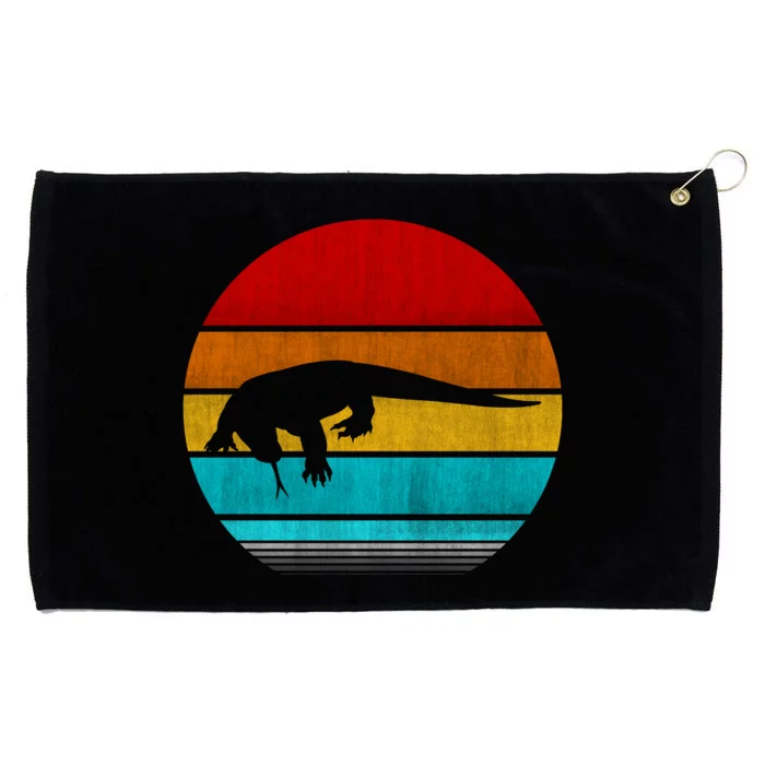 Komodo Dragon Grommeted Golf Towel