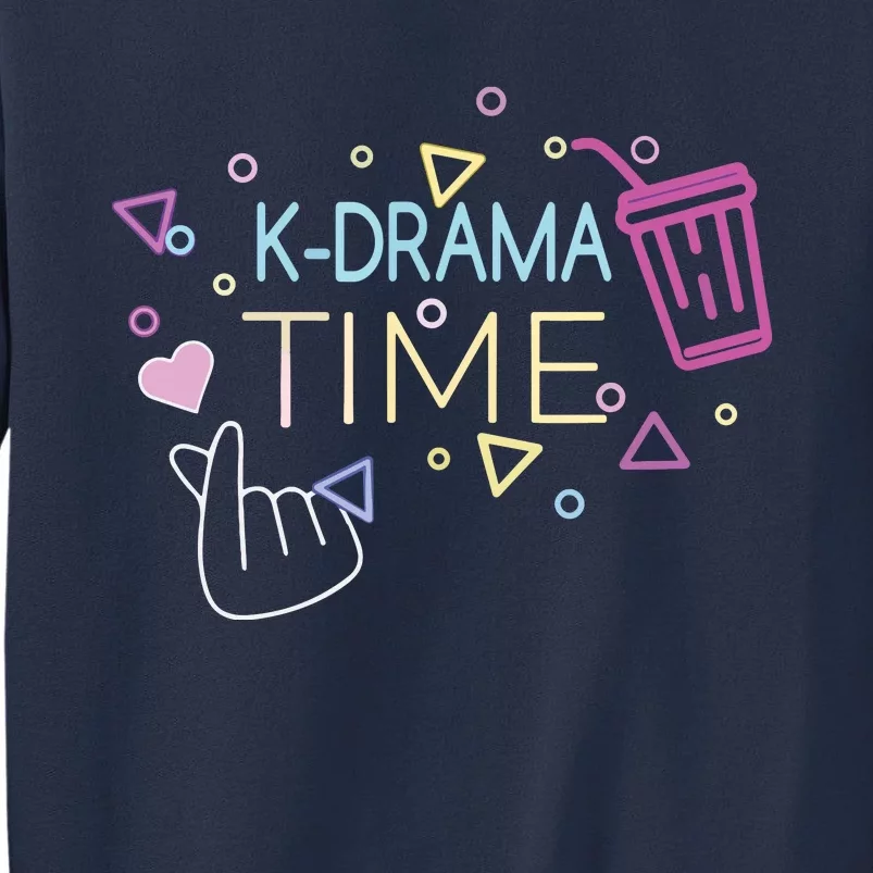 Korean Drama Kdrama Finger Heart Design Sweatshirt