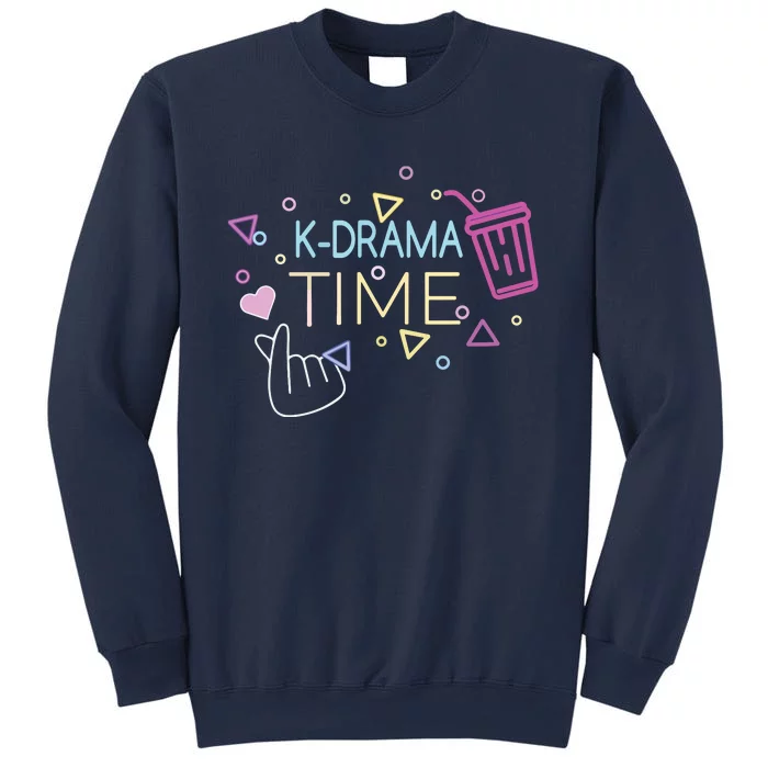 Korean Drama Kdrama Finger Heart Design Sweatshirt