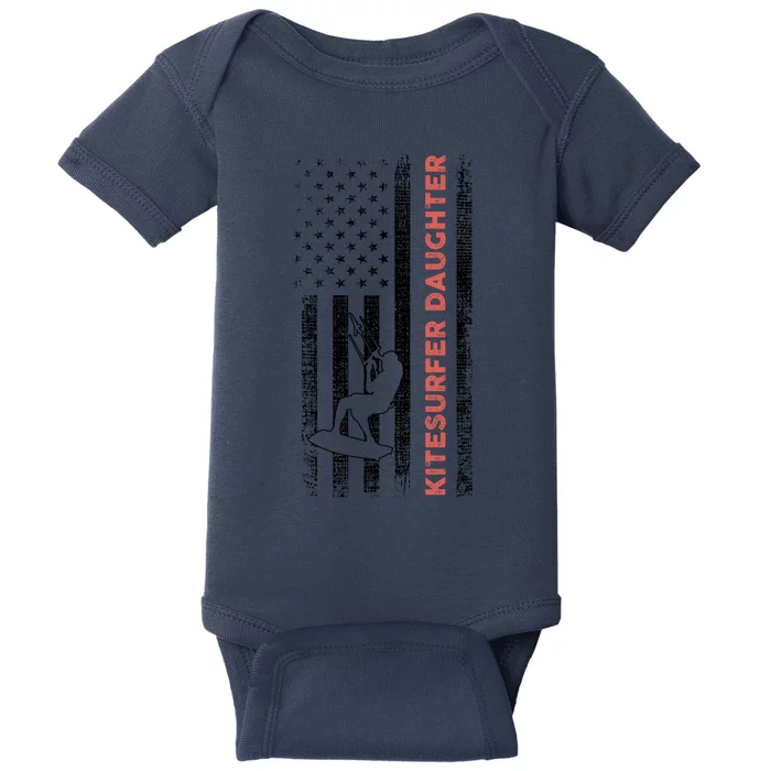 Kitesurfing Daughter Kitesurfer Gift Baby Bodysuit