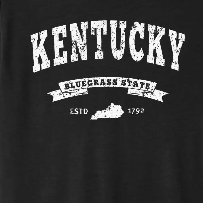 Kentucky Distressed Ky Bluegrass State ChromaSoft Performance T-Shirt