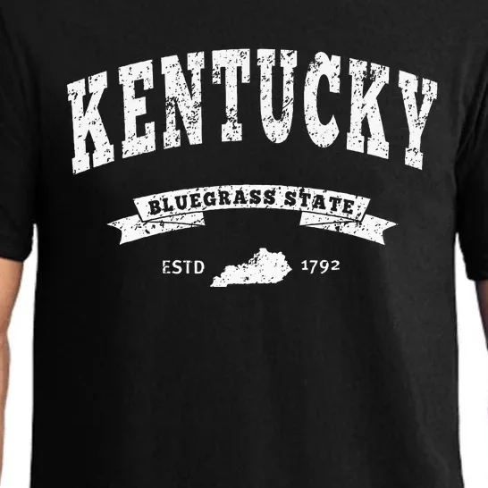 Kentucky Distressed Ky Bluegrass State Pajama Set