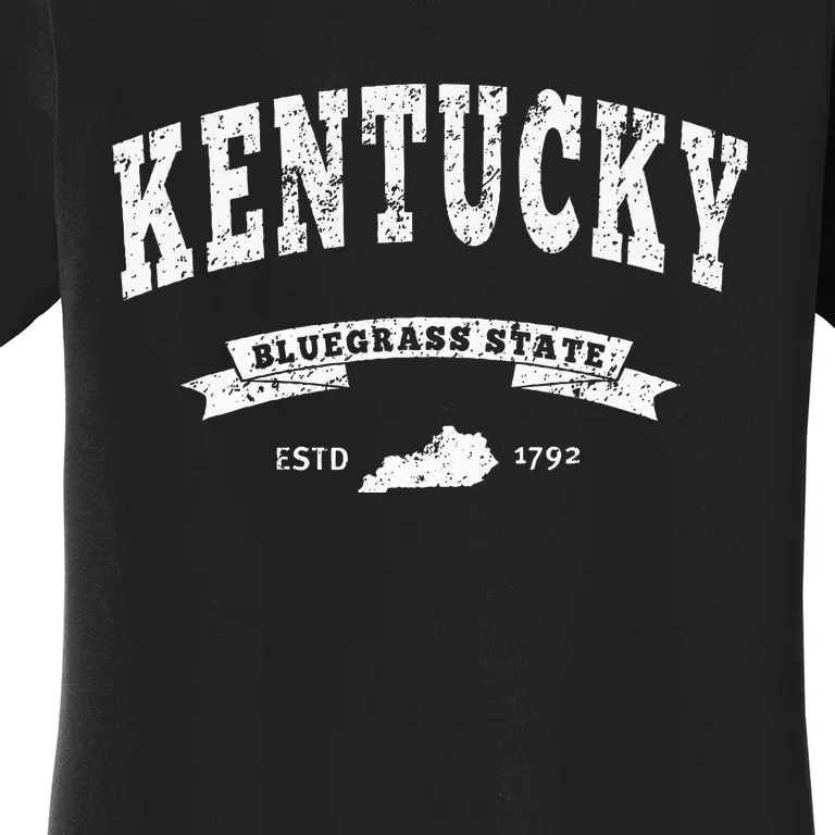 Kentucky Distressed Ky Bluegrass State Women's T-Shirt