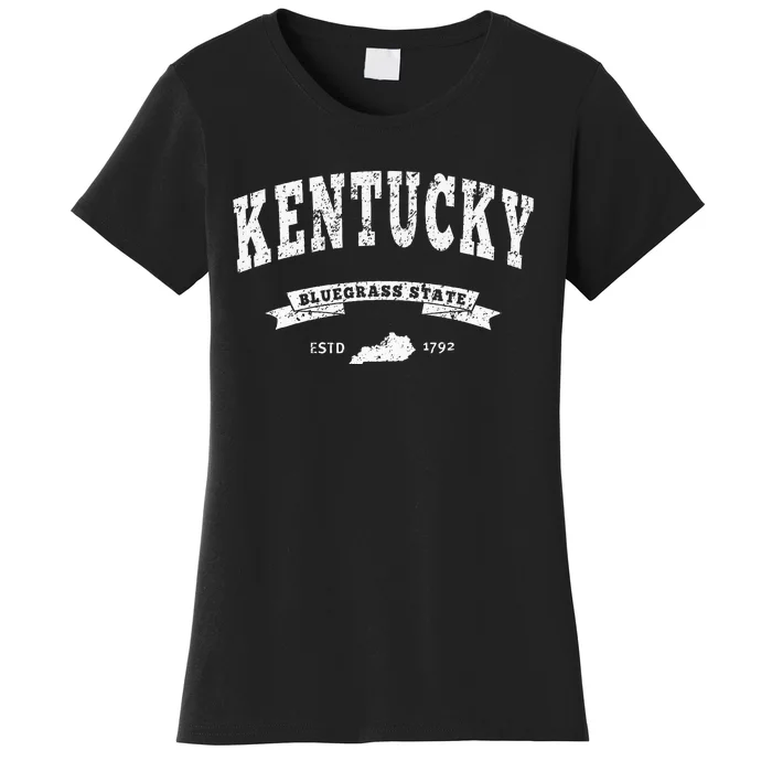 Kentucky Distressed Ky Bluegrass State Women's T-Shirt