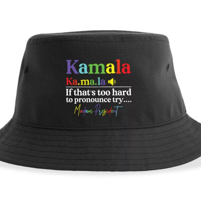 Kamala Definition Sustainable Bucket Hat