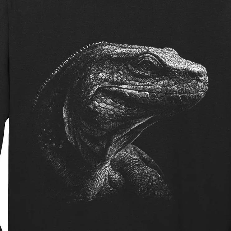 Komodo Dragon Tall Long Sleeve T-Shirt