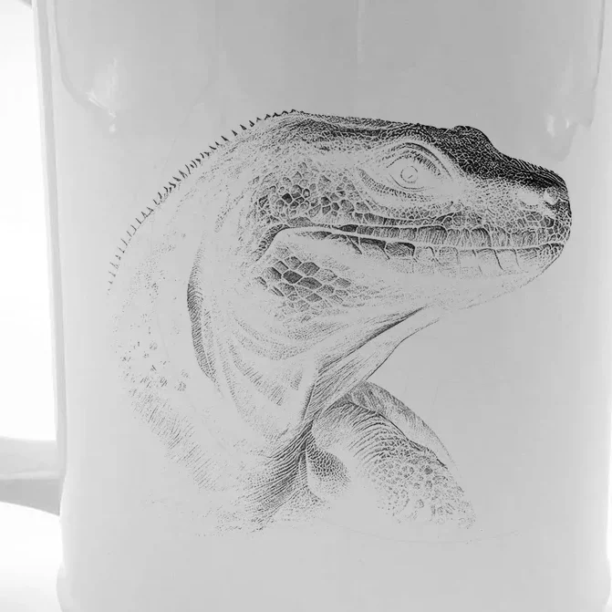 Komodo Dragon Front & Back Beer Stein