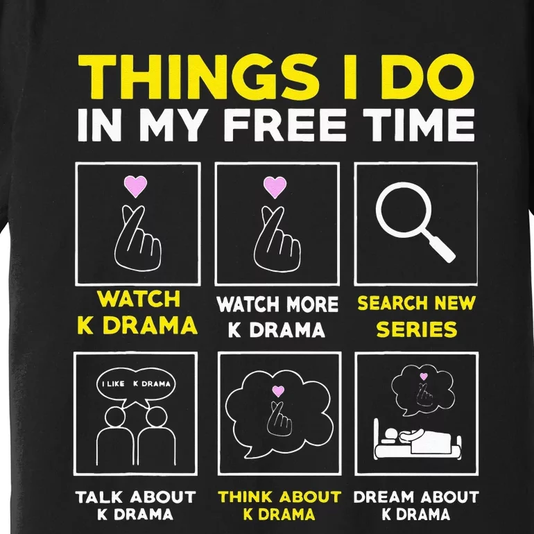 Korean Drama Kdrama Finger Heart Premium T-Shirt