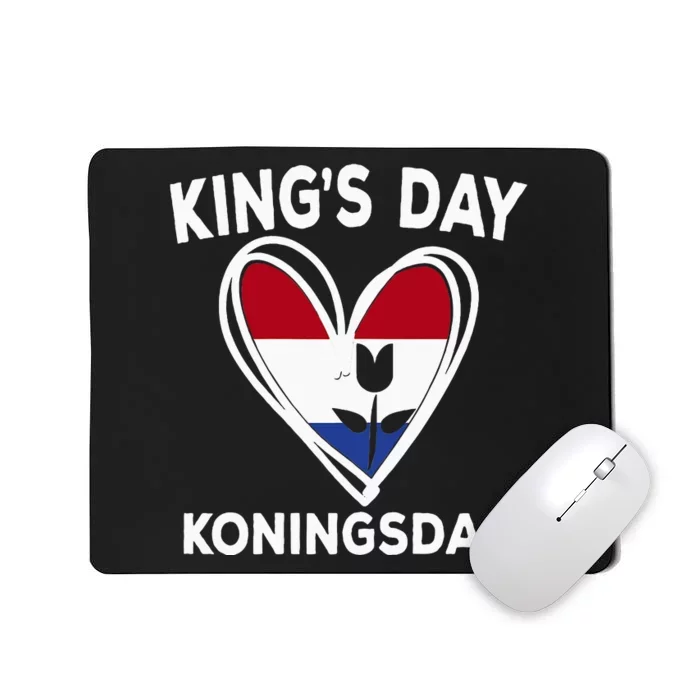 Kingsday Dutch Koningsdag Netherlands Kings Day Amsterdam Mousepad