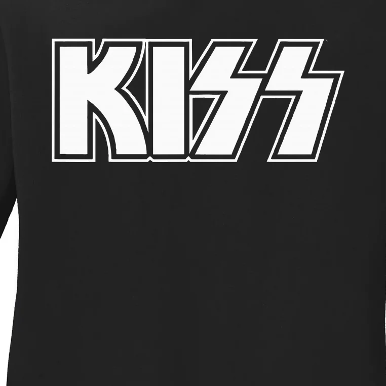 Kiss Deuce Ladies Long Sleeve Shirt