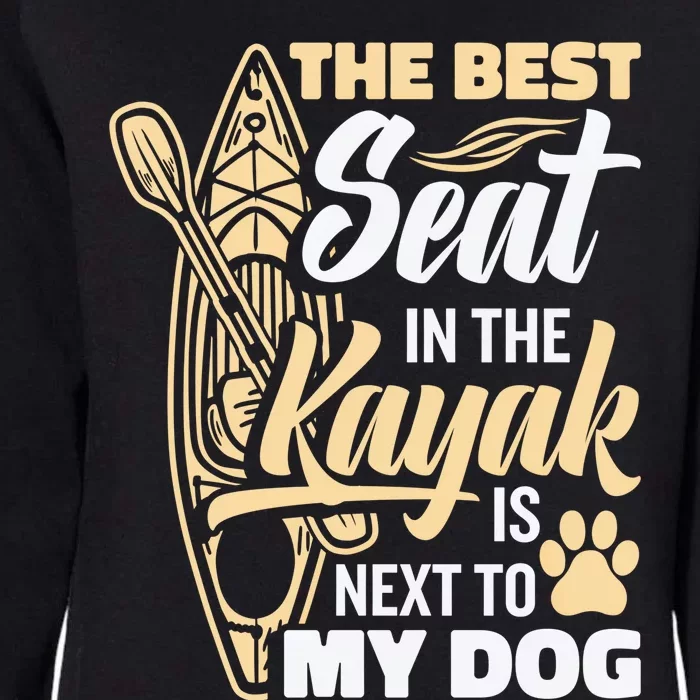 Kayaking Dog Kayaking Gear Lake Kayaking With Dog Kayak Funny Gift Womens California Wash Sweatshirt