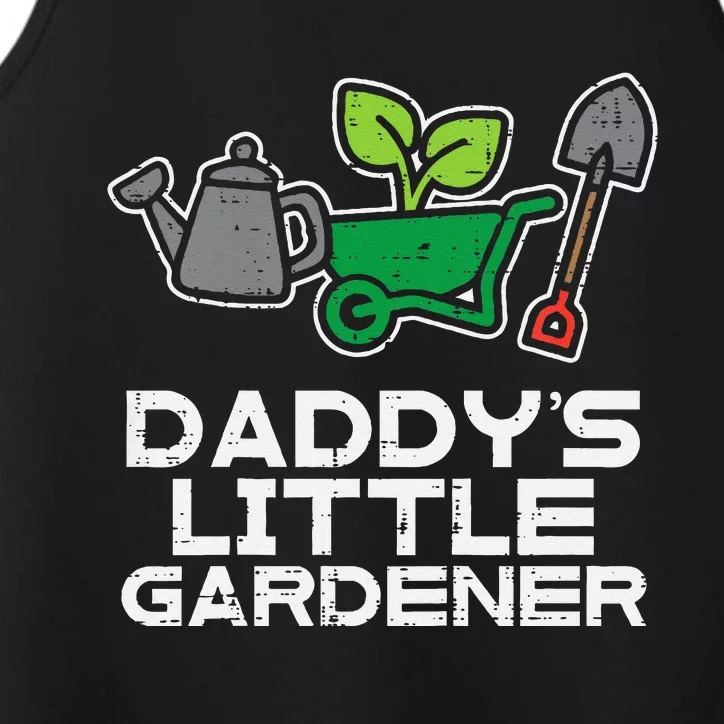 Kids Daddys Little Gardener Gardening Kids Toddlers Performance Tank