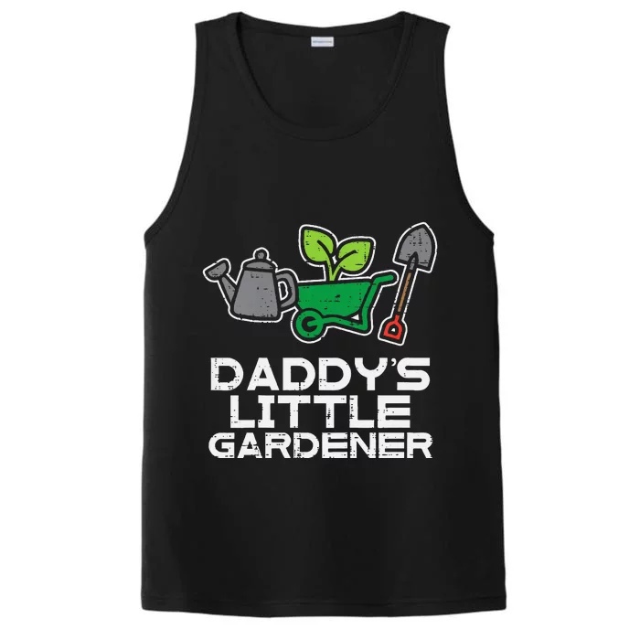 Kids Daddys Little Gardener Gardening Kids Toddlers Performance Tank