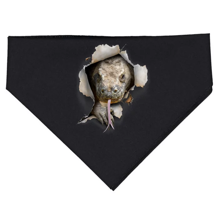 Komodo Dragon Lover Reptile Lover Komodo Dragon USA-Made Doggie Bandana