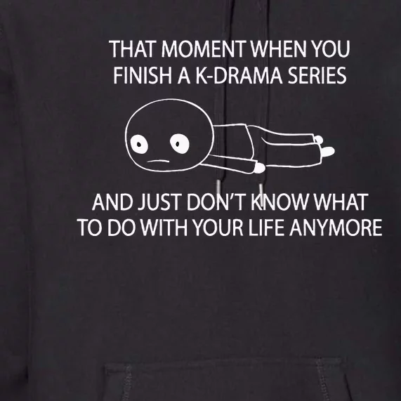 K Drama Lover Funny Kdrama Fan Premium Hoodie