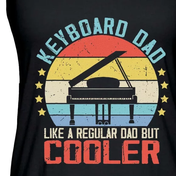 Keyboard Dad Like Normal Dad But Cooler Ladies Essential Flowy Tank