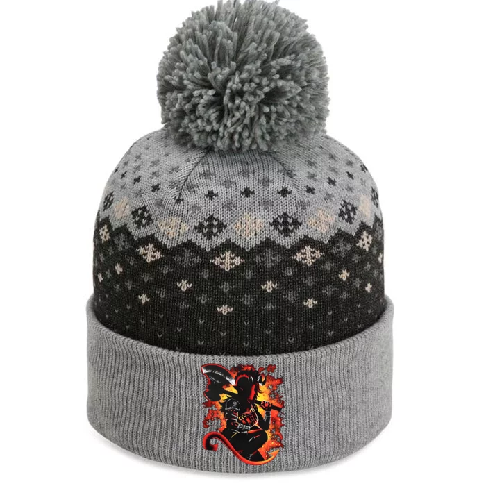 Karlach Dungeon Master Video Game The Baniff Cuffed Pom Beanie