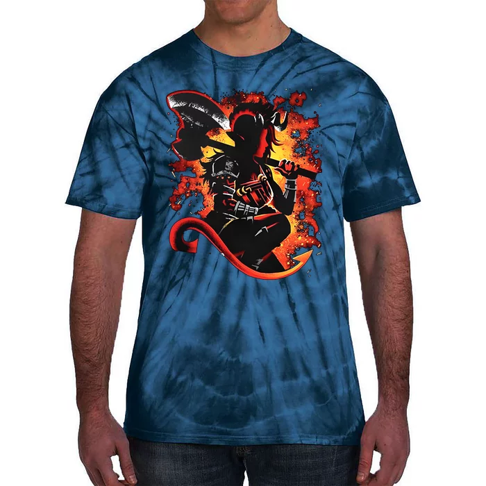 Karlach Dungeon Master Video Game Tie-Dye T-Shirt