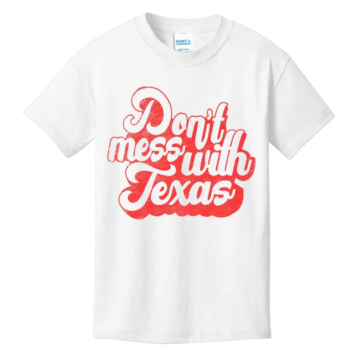 Kids Dont Mess With The Texas People Baby Texas Boy Texas Kids T-Shirt