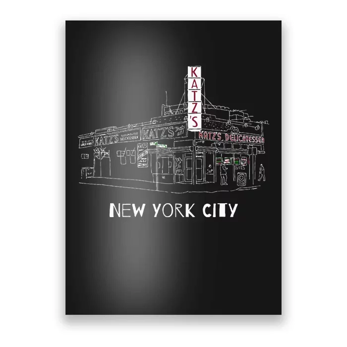 KatZ Deli New York City For Reuben Sandwich Fans Poster