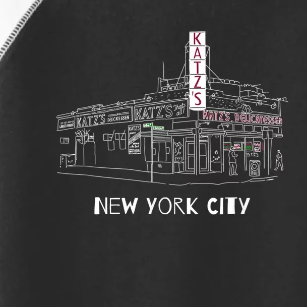 Kat'z Deli New York City For Reuben Sandwich Fans Toddler Fine Jersey T-Shirt