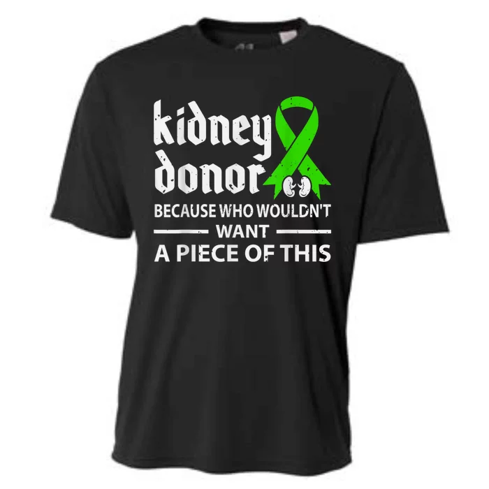 Kidney Donor Organ Transplant Cooling Performance Crew T-Shirt