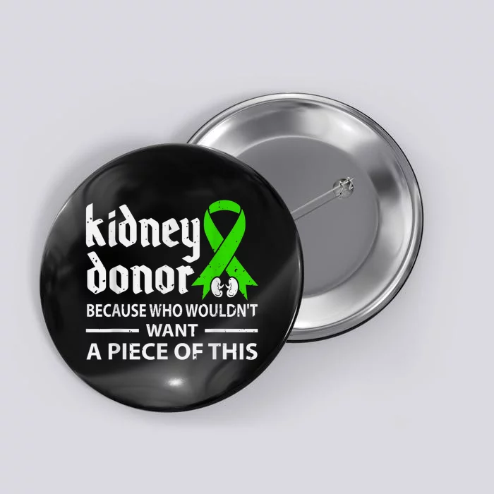 Kidney Donor Organ Transplant Button