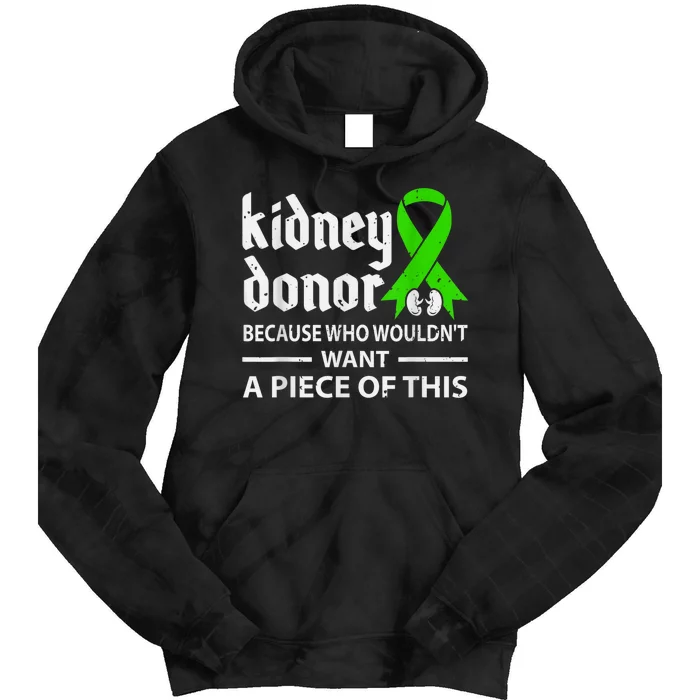 Kidney Donor Organ Transplant Tie Dye Hoodie