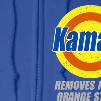 Kamala Detergent Removes Stubborn Orange Stains Antitrump Full Zip Hoodie