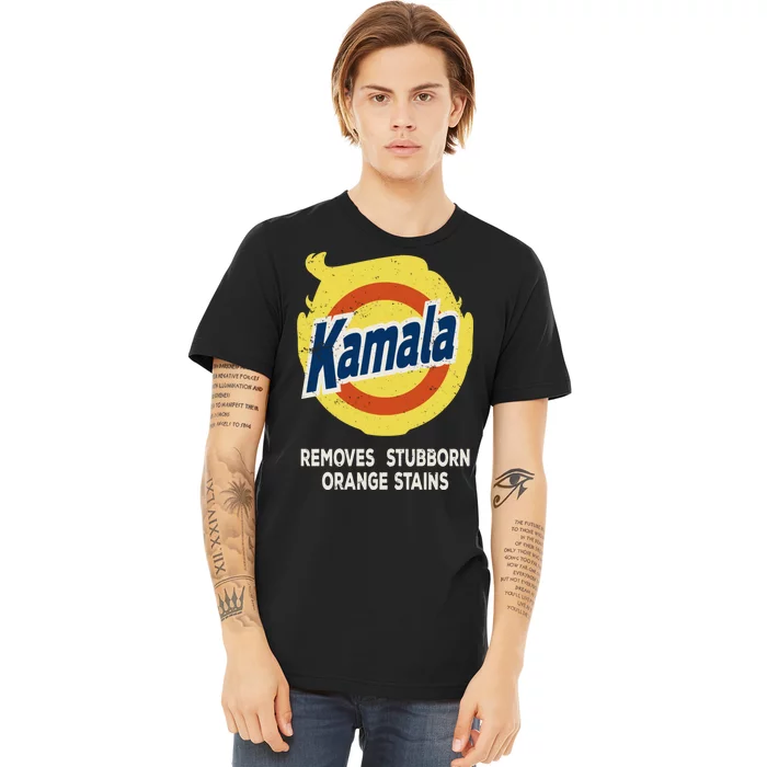 Kamala Detergent Removes Stubborn Orange Stains Antitrump Premium T-Shirt