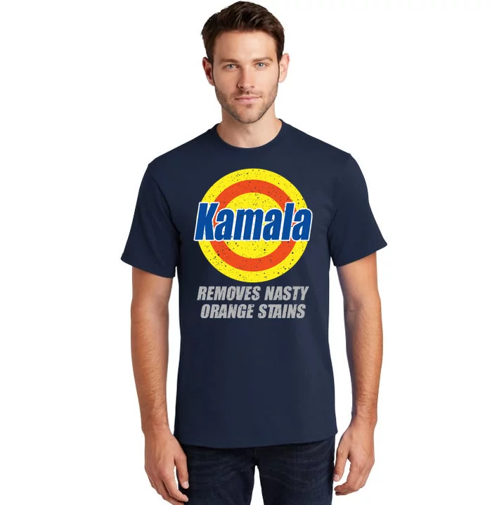 Kamala Detergent Removes Stubborn Orange Stains Antitrump Tall T-Shirt