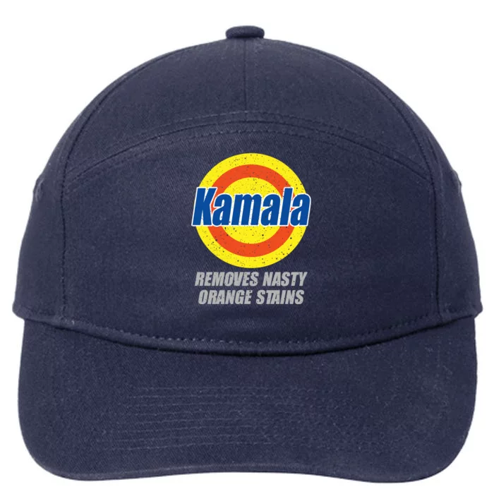 Kamala Detergent Removes Stubborn Orange Stains Antitrump 7-Panel Snapback Hat