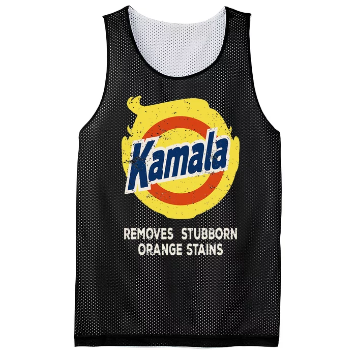 Kamala Detergent Removes Stubborn Orange Stains Anti Trump Mesh Reversible Basketball Jersey Tank