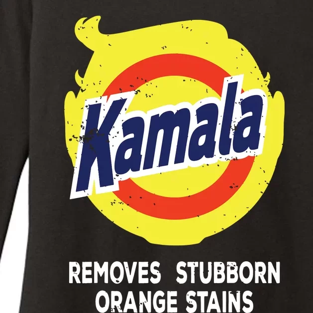 Kamala Detergent Removes Stubborn Orange Stains Antitrump Womens CVC Long Sleeve Shirt