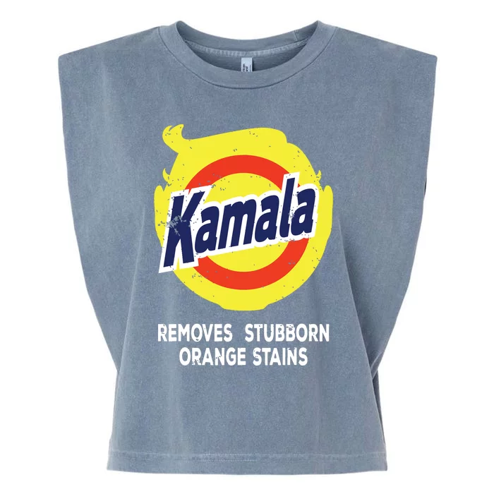 Kamala Detergent Removes Stubborn Orange Stains Antitrump Garment-Dyed Women's Muscle Tee