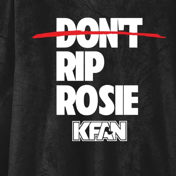 Kfan1003 DonT Rip Rosie Hooded Wearable Blanket