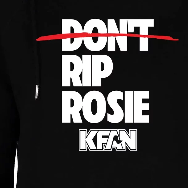 Kfan1003 DonT Rip Rosie Womens Funnel Neck Pullover Hood