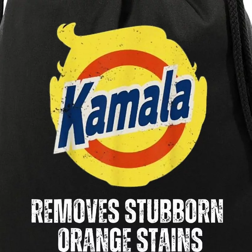 Kamala Detergent Removes Stubborn Orange Stains Anti Trump Drawstring Bag