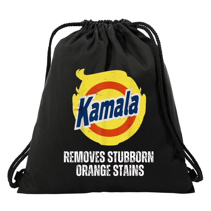 Kamala Detergent Removes Stubborn Orange Stains Anti Trump Drawstring Bag