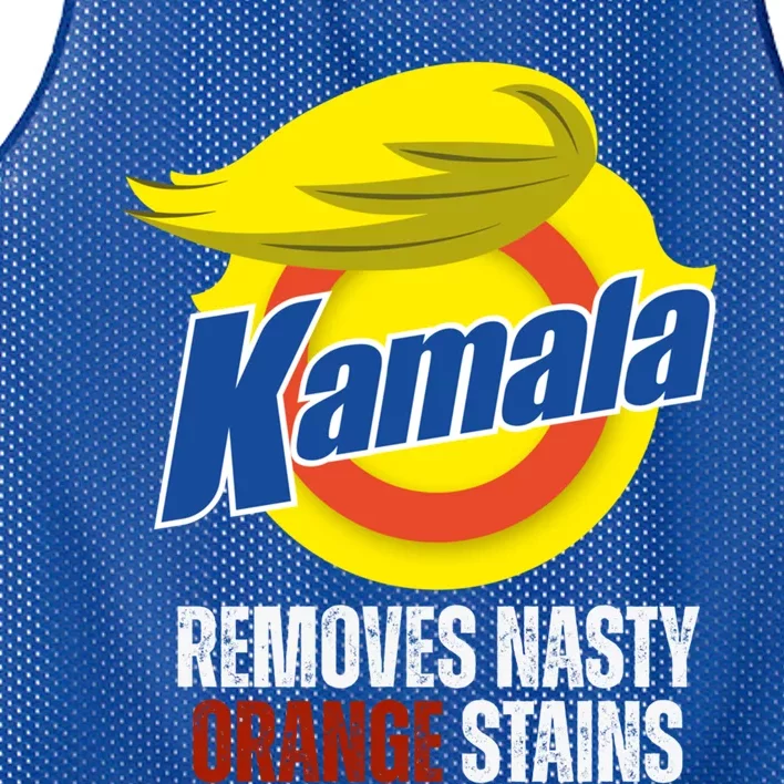 Kamala Detergent Removes Stubborn Orange Stains Antitrump Cute Gift Mesh Reversible Basketball Jersey Tank